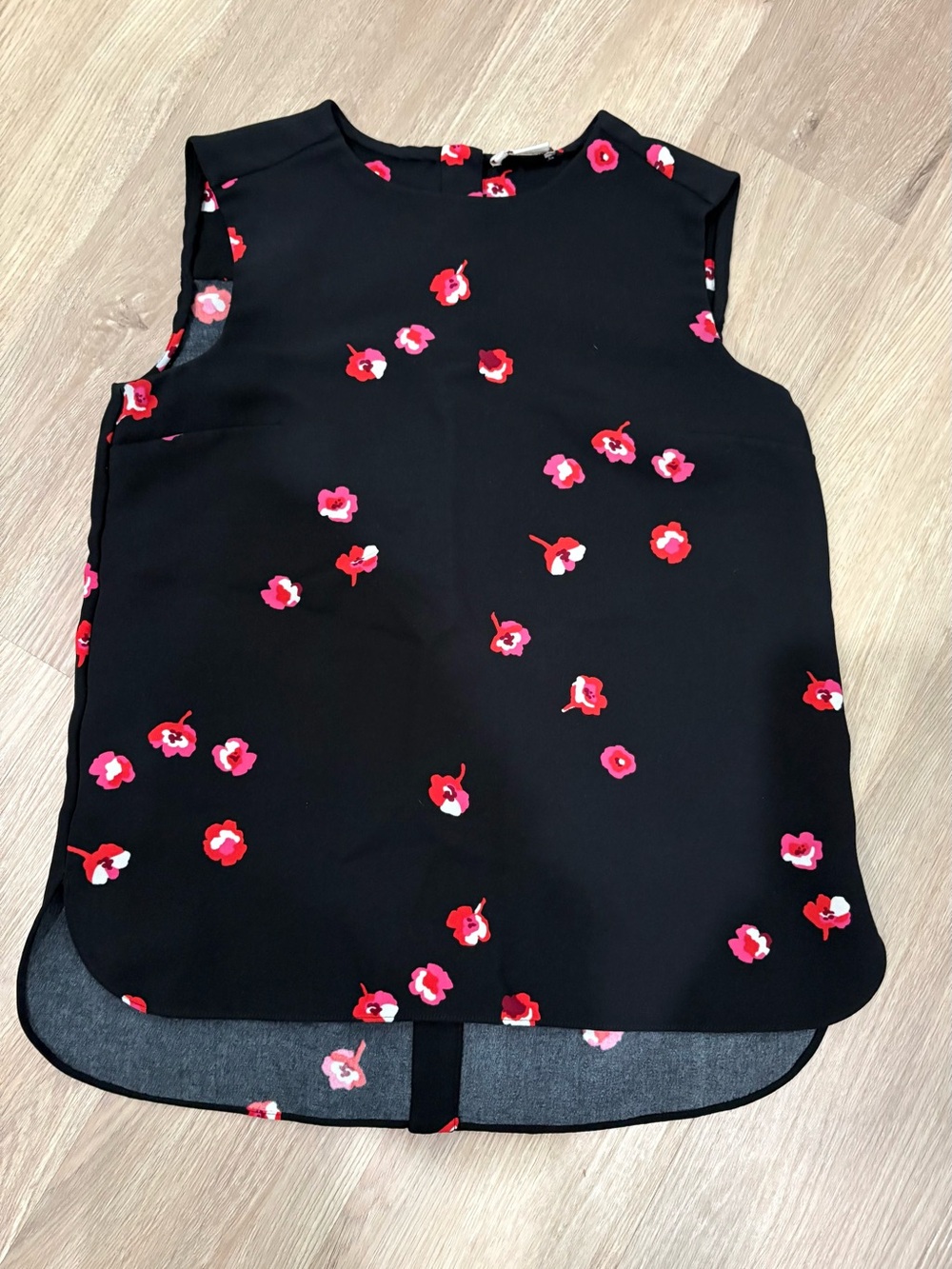Kate Spade New York Cherry Blossom Floral Sleeveless Blouse Size 4 EUC